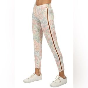 The  Looker Ankle Fray Jean So Far Gone Floral Racer Women's Jeans